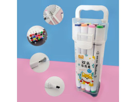 Скетч-маркер пластиковий бокс 699-12 кольорів (24уп)