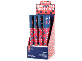 Ручка масляна Vinson А-21 синя 0,7мм (20шт) 001797