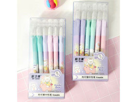 Ручка гелева, пиши-стирай, 0,5мм, чорна, GP8204, 111-9/020309 (12/144)