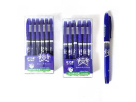 Ручка гелева, пиши-стирай, 0,5мм, синя, GP7873, 111-15/020315 (12/144)