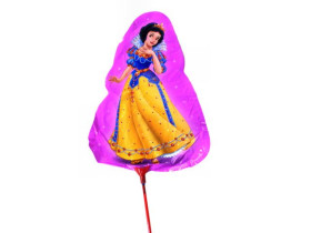 Кулька фольгована на паличці Принцеса (20шт) 991211 Імп