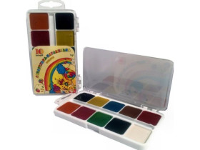 Акварель медова *Тетрада* 10кол.*Карамелька* (54шт)