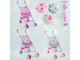 Візочок для ляльок ТК - 4707 "TK Group" 3 види