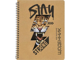 Щоденник А5 тв.обг.спіраль 1913 Крафт