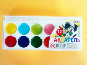 "М" Акварель "Гавчик та Мурчик" 12кол.