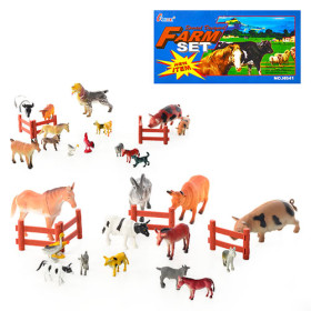 Тварини H 639-1-2 (72шт) домашні, в кульку