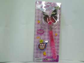 Меч KK 2804 B (120шт) метлы, свет, на листе, 14-5-33см