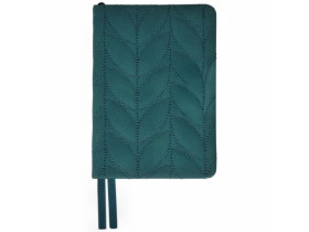 Щоденник А6 Leo Planner недатований "Vibe", твердий, темно-бірюзовий, 320 сторінок 252709