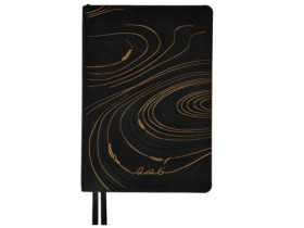 Щоденник-діловий записник А5 Leo Planner датований 2026 "Enigma", м'який,чорний,368 сторінок 252700