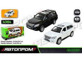 Машина метал АВТОПРОМ 4304 (96шт/2) 1:43, відкр.двері, коробка 14,5*6,5*7см