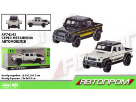 Машина метал 74142 "АВТОПРОМ",1:32.відкр,двері, в кор.16*7*7см