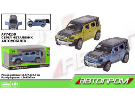 Машина метал 74150 "АВТОПРОМ",1:32.відкр,двері, в кор.16*7*7см