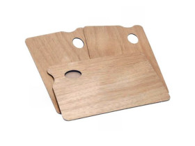 Деревяна палітра Прямокутна 20*30см