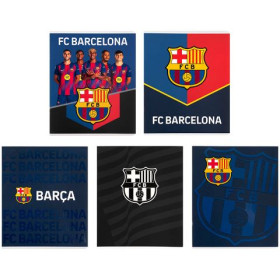 Зошит шкільний Kite 24 арк., клітинка, софт тач + УФ лак, FC Barcelona BC26-238, 1шт/20