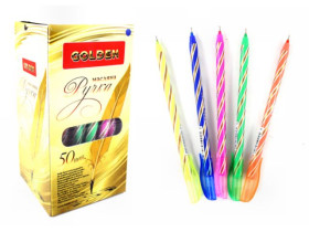 Ручка масляна, синя, Helix, 014174/853348, Golden (50/2000)