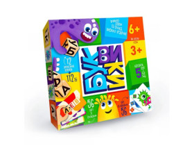 Настільна розважальна гра "Буквики" G-BU-01U УКР. (10) "Danko Toys"