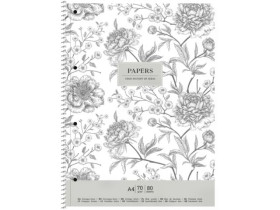 Коледж-блок А4 6700L лін.пруж.мат.ламін.крем 80арк Школярик (4/36)