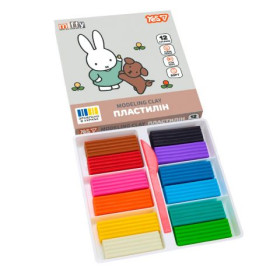Пластилін Yes, 12 кол., 240г "Miffy" 540719 (20шт)