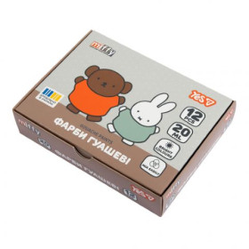 Фарби гуашеві Yes Miffy 12 кол. 20 мл 230446 (12шт)