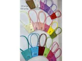 Сумка паперова мала №6 червона 12*12*30см (20шт)