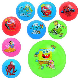 Мяч массажный MS 0021 (250шт) 3 дюйма, ПВХ, 20г, 6 цветов