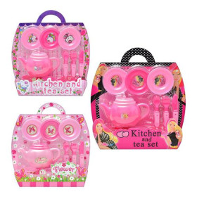 Посуда LN 156-545-741 B (24шт) 3 вида, на листе, 32-28-7,5см