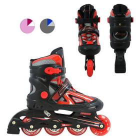 Самокат JR 3-053-A (4шт) MAXI,3в1(бегов),сталь+пласт,3кол,2перПВХ120мм-св,руль66/75см