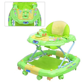 Ходунки M 0538-3 (1шт) 2в1 (с качалкой), зеленые