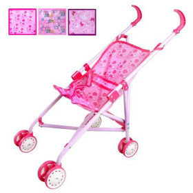 Візок M 0349 U/R (24шт) для ляльки,метал,18-73-12см