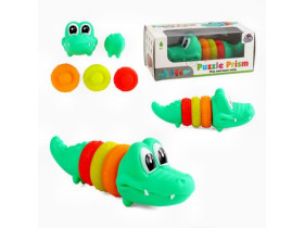 Пірамідка XQ 9934 A (144/2) “Крокодил”, гумова, 5 елементів, в коробці