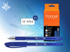 Ручка TZ-4764 черная (24/1200)