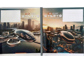 Зошит 12арк, у лінію, Школярик 3411L (30/300)