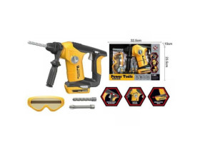 Дриль T 016 A (24) захисні окуляри, 3 насадки, лінійка