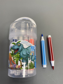 Флом."И" 6877-12кол. мягк.кисть,футл.(144шт)