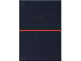 Планер недатований A5 7101Black 208 ст.,PU, м'яка паліт,крем, Школярик (12шт)