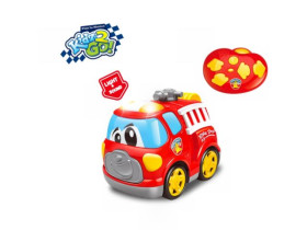 Машинка на радіокеруванні 10405 "Пожежна" зі світлом та звуком на батарейках 27x14,5x19,2см Kidz2Go