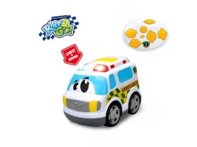 Машинка на радіокеруванні 10426 "Швидка" зі світлом та звуком на батарейках 27x14,5x19,2см Kidz2Go