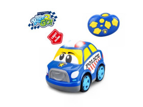 Машинка на радіокеруванні 10427 "Поліцейська" зі світлом та звуком на батарейках 27x14x19см Kidz2Go