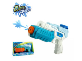 Водяний пістолет 22см 10192 синьо-білий (27x6x16 см) Aqua Quest
