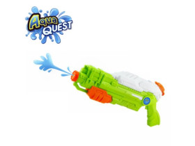 Водяний пістолет 43см 10195 зелено-оранжевий (47,5x8x21) Aqua Quest