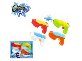 Водяний пістолет 16см 10264 в асортименті 4 шт. (38x5x29 см) Aqua Quest