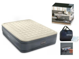 Велюр матрац 64926 ND (2) 152х203х46см, вбудований електронасос PremAire