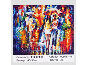 Картина за номерами 31473 40*30 см, в коробці