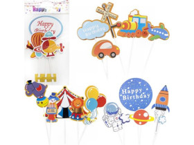 Топер для торта Happy Birthday, дитячий, арт. 87-2