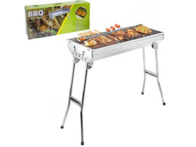 Мангал портативний TL-003 з розкладними ніжками 73*34*73 см 2051D Мангал портативний TL-003 з розкладними ніжками 73*34*73 см 2051D