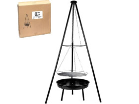 Гриль підвісний D46см на тринозі L150см із чашею для вугілля D48см YS0448-1