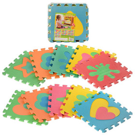 Коврик Мозаика M 2739 (12шт) EVA, фигуры, 29-29-8см