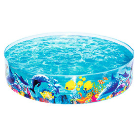 BW Бассейн 55030 (6шт) детский,183-38см, наливной,ремкомпл, в кор-ке