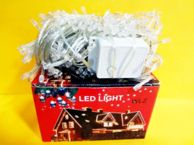"W" Гирлянда LED 500 B (25м.) Синий цвет (60шт)