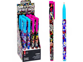 Ручка Vinson Flower garden  А-24 синя (20/1440)